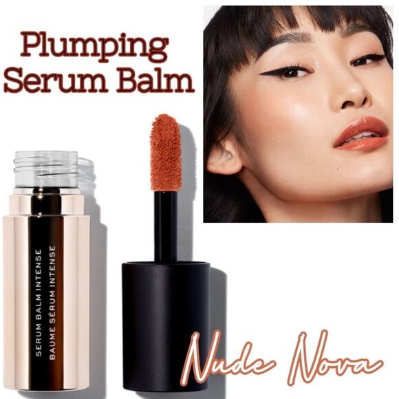 Make Beauty Lip Plumping Serum Balm in Nude Nova - Picture 1 of 12